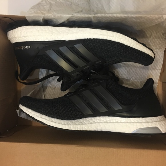 ADIDAS all black ultraBOOST Sneakers