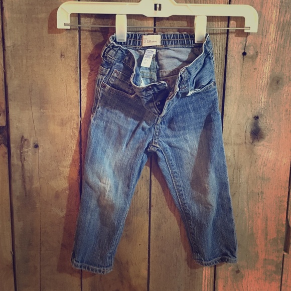 Hip work style jeans by BabyGap. Size 12-18 Mon