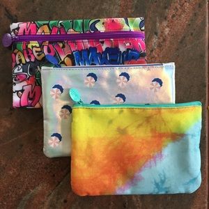 3 ipsy makeup bags. Gently used, great condition.