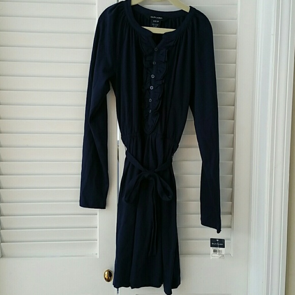 Ralph Lauren navy blue dress