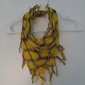 Yellow and Black Bandana