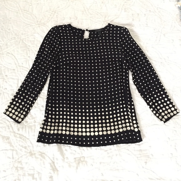 J. Crew Polka Dot Blouse - Picture 2 of 4