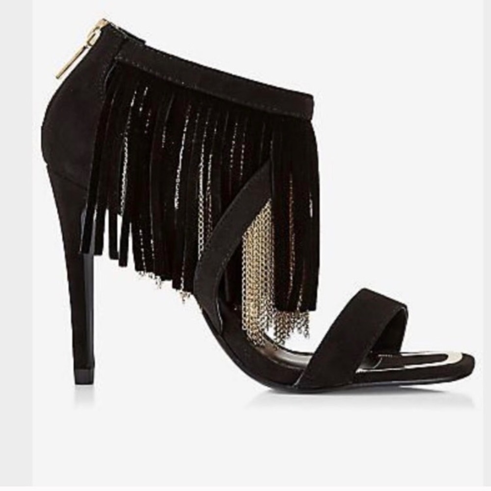 Black and Gold sexy heels
