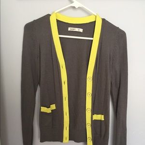 Grey & Lime Green Cardigan ✨