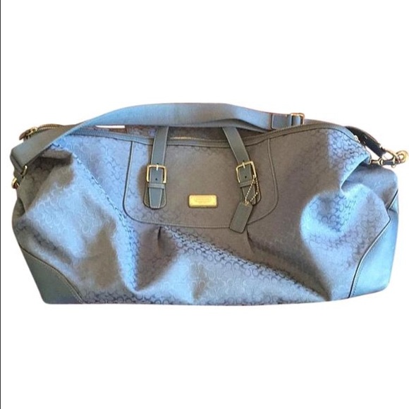 Authentic Light Blue Coach Duffle bag