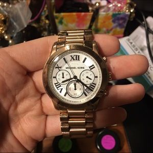 Rose Gold MK Watch