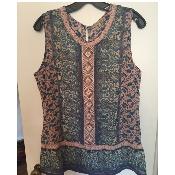 BOUTIQUE | Paisley Printed Top - Picture 2 of 3