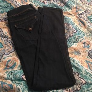 Hudson flat pocket skinny jeans