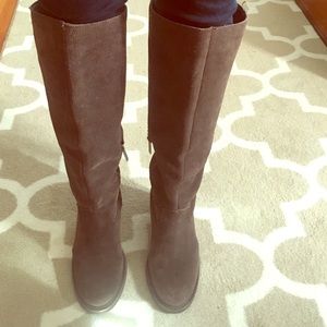 Calvin Klein suede boots