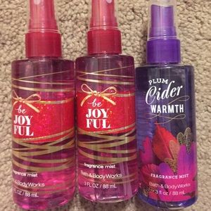 Travel size bath and body spray