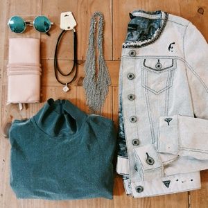 Vintage Mock Turtleneck Bodysuit