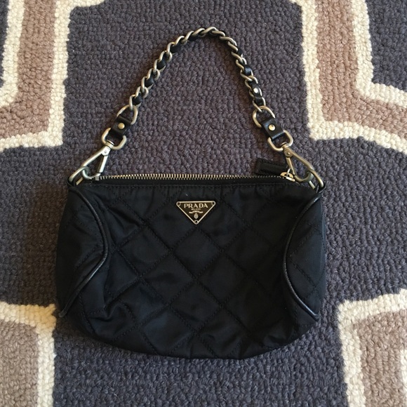Small Prada microfiber bag