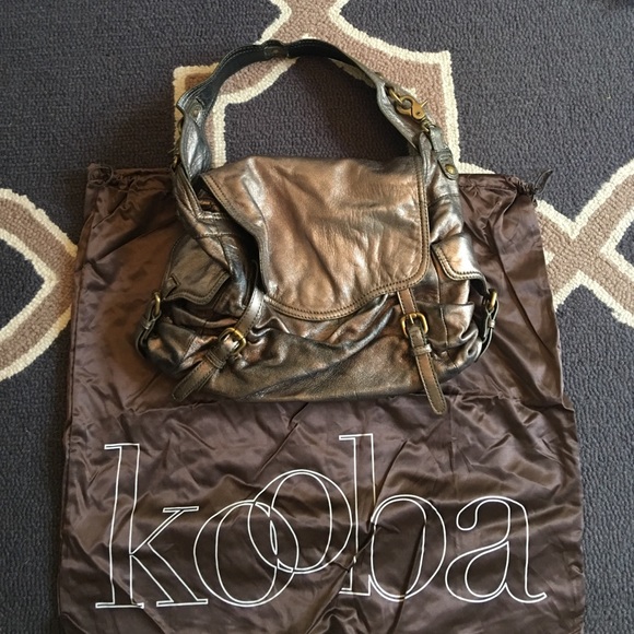 Metallic Kooba Shoulder Bag
