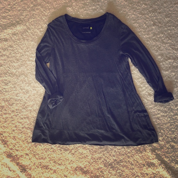 Soft grey long sleeve sweater