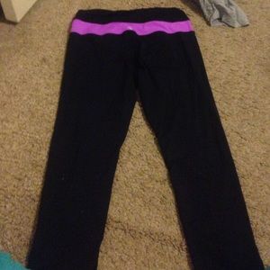 Lululemon capris.