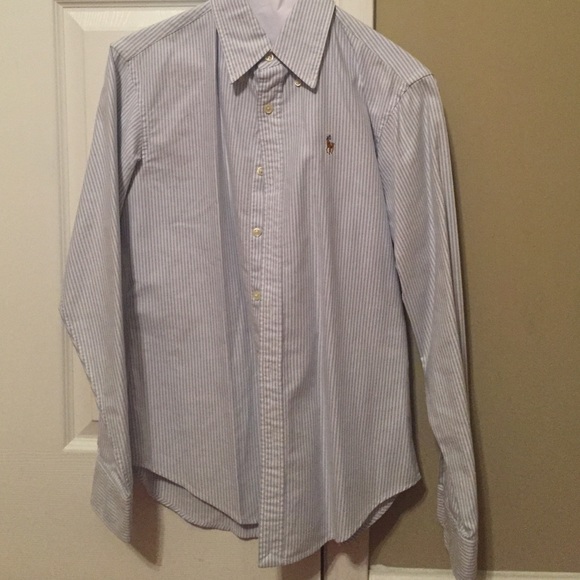 Ralph Lauren blue stripes oxford - Picture 1 of 1