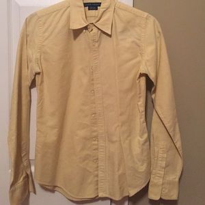 Light yellow Ralph Lauren oxford