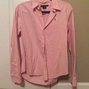 Pink Ralph Lauren Oxford