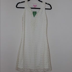 NWT Lilly Pulitzer Margate Shift White dress