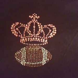 Football Queen Onesie (24M/2T)  *Posh Spirit Col.