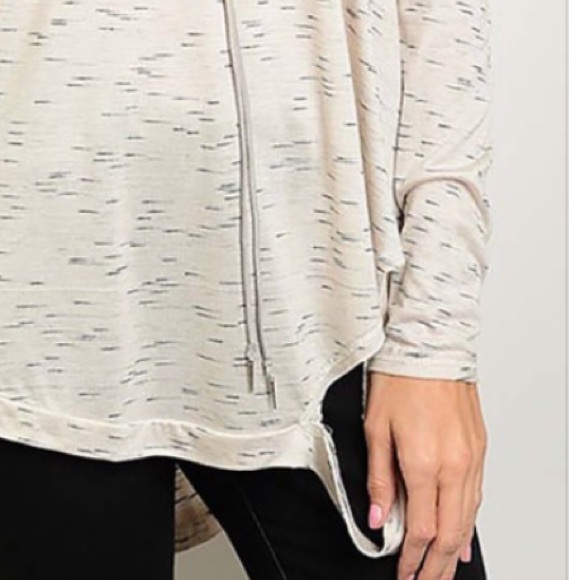 Beige Cutout Tunic - Picture 2 of 3