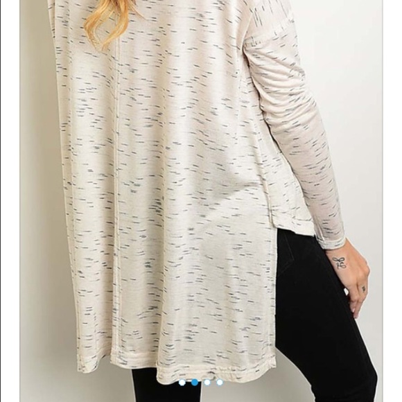 Beige Cutout Tunic - Picture 3 of 3