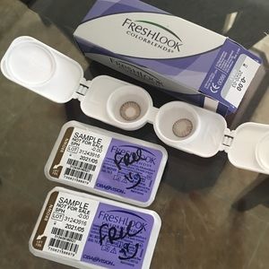 Freshlook colorblends contact lense + free sample