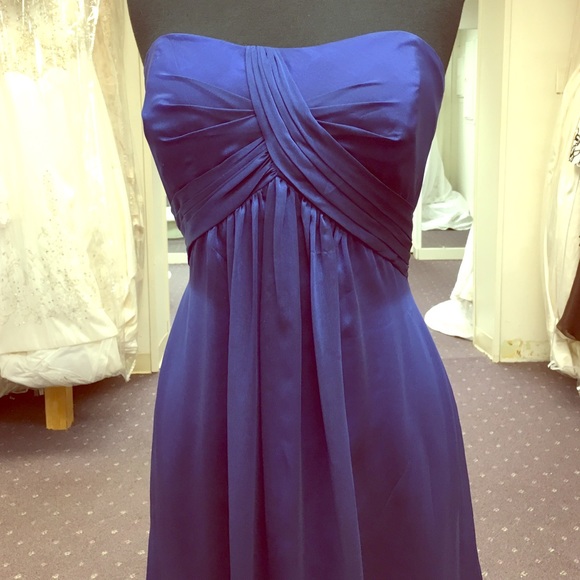 Electric Blue Gown - Picture 1 of 4
