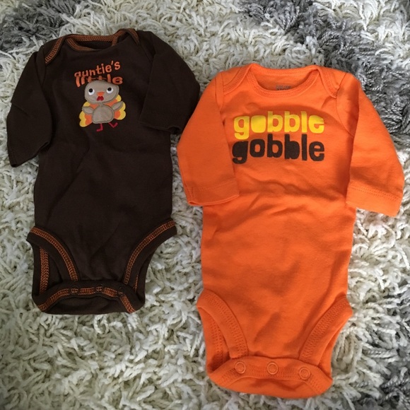 🌟SALE!! NEWBORN thanksgiving onesies!