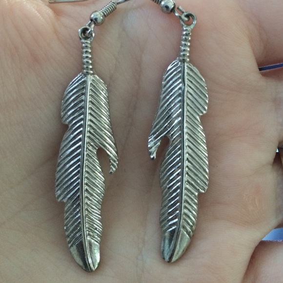 Feather earrings