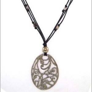 Silpada Filigree Sterling Silver Pendant Necklace