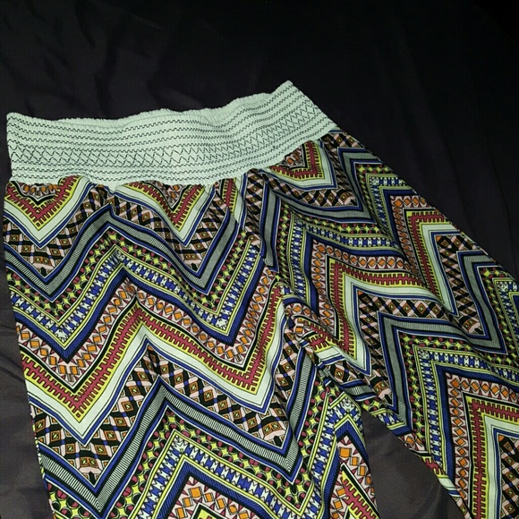 Silk tribal hippie pants