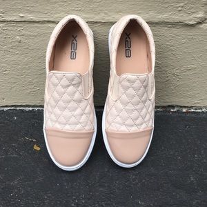 Nude Slip On Shoes