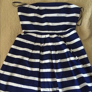 Blue & White stripe dress