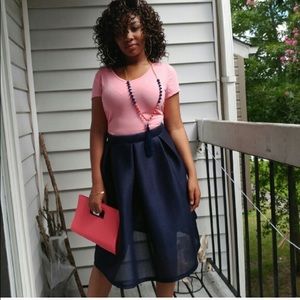 ⚠️PRICE DROP REPOSH: Mesh A-line Skater Skirt