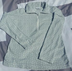 Womens Columbia fleece sweater
