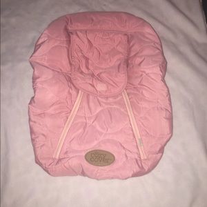 Pink car seat cover