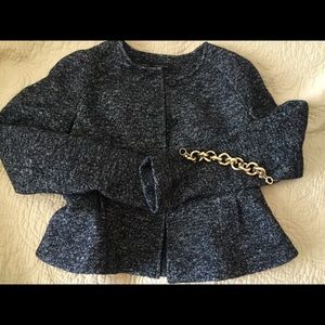 Peplum jacket blazer