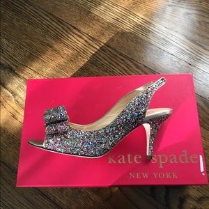 Glitter Kate Spade "Sawyer" Heels