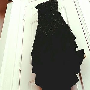 LA Glo vintage black sequin dress