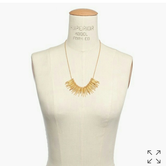 NWT SOLD OUT Madewell thistle statement necklace - Picture 2 of 3