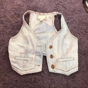 Forever 21 Jean Vest