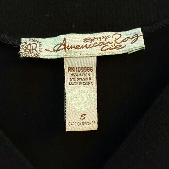 American Rag Black Top - Picture 3 of 3