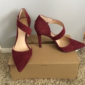 Vince Camuto suede heels