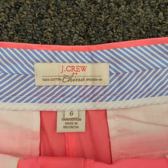 Jcrew Chino Shorts "Hot Coral" - Picture 2 of 2