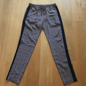 Vince size small silk track pants