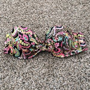 Victoria's Secret push-up bandeau bikini top
