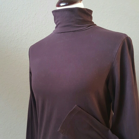 Dressbarn Brown Turtleneck - Picture 2 of 4