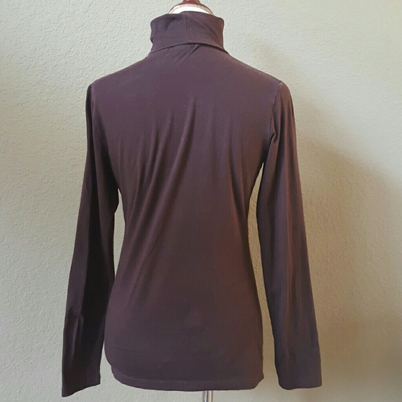 Dressbarn Brown Turtleneck - Picture 3 of 4