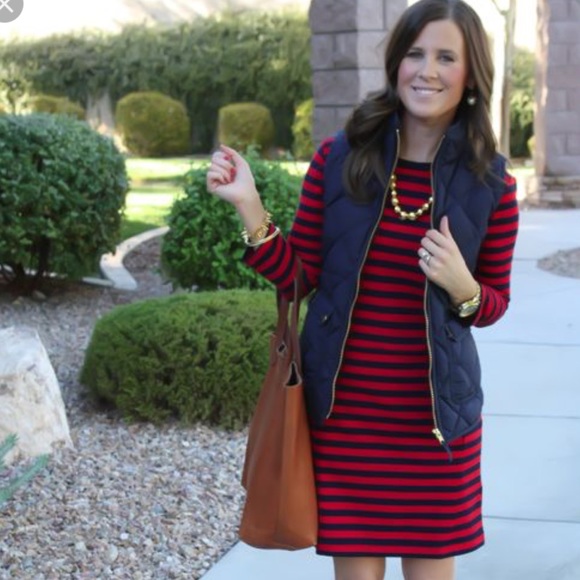 J.Crew Striped Dress